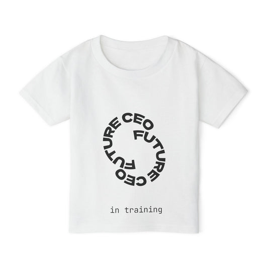 Future CEO Toddler T-Shirt - Heavy Cotton, Fun Graphic Tee for Kids