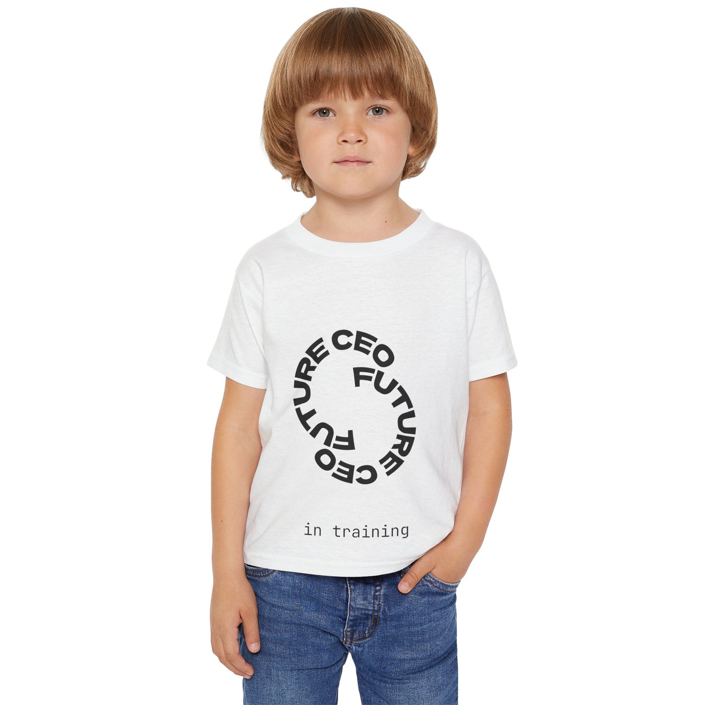 Future CEO Toddler T-Shirt - Heavy Cotton, Fun Graphic Tee for Kids